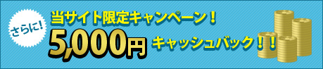 当サイト限定キャンペーン!