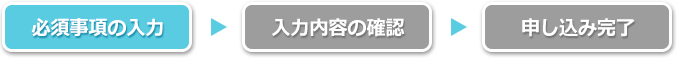 必須事項の入力